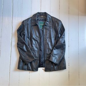 Vintage Danier Black Leather Jacket